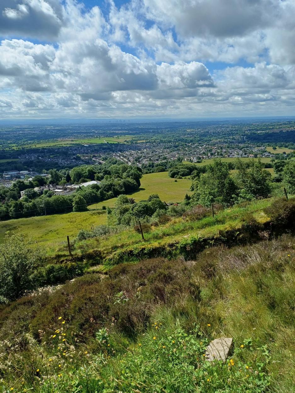 Bolton HF Walking Club in the hills